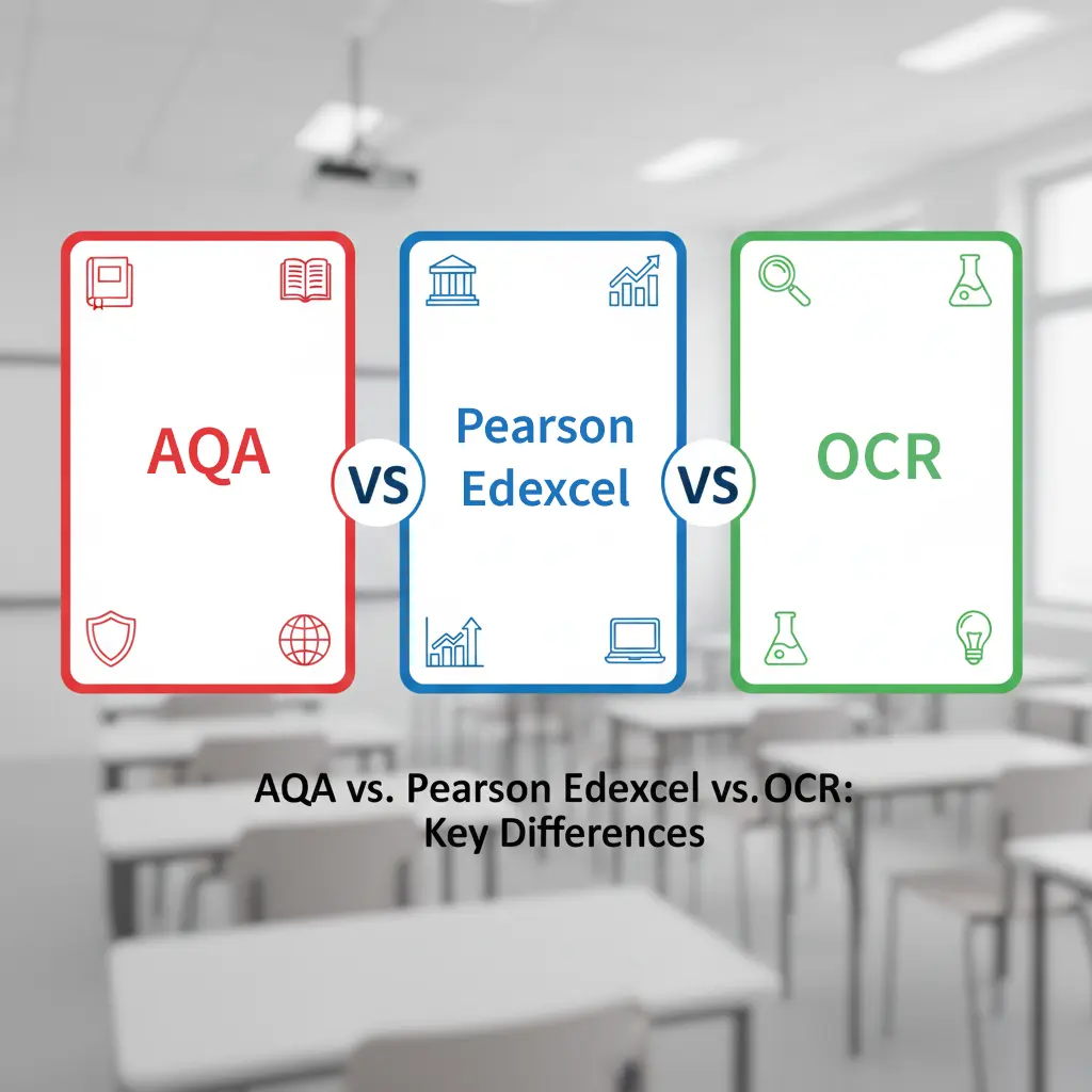 Differences between AQA with UK Exam Boards