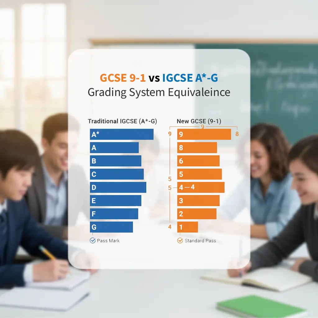 GCSE 9-1 vs IGCSE A-G