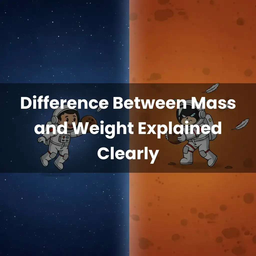 Difference Between Mass and Weight Explained Clearly