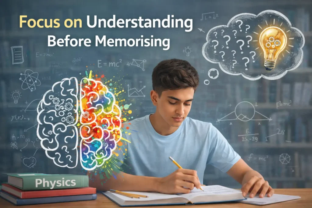 how to revise for a level physics? top tips 2 Focus on Understanding Before Memorising