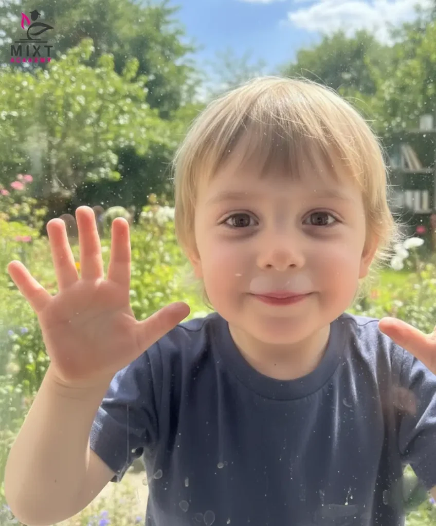 Transparent material allowing light to pass through completely