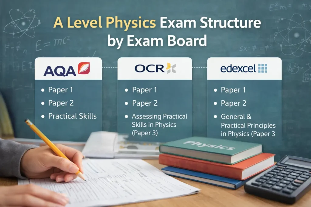 how to revise for a level physics? top tips 1 Understand the A Level Physics Assessment Structure