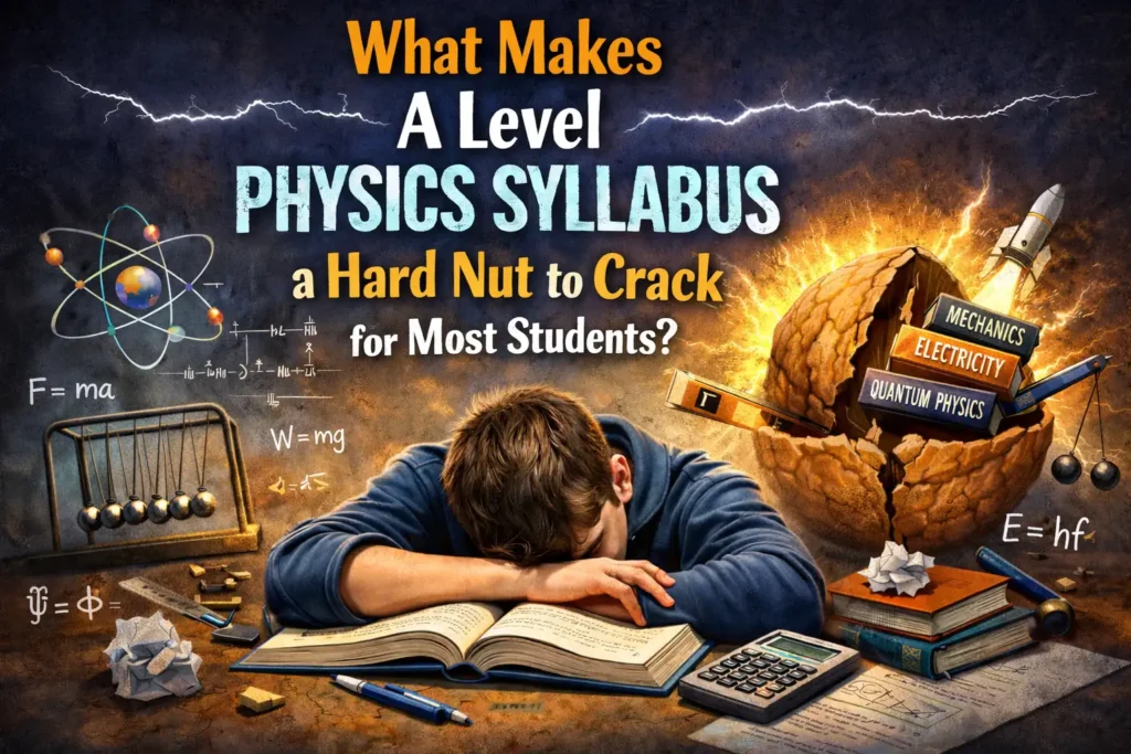 What Makes A Level Physics Syllabus a Hard Nut to Crack for Most Students?