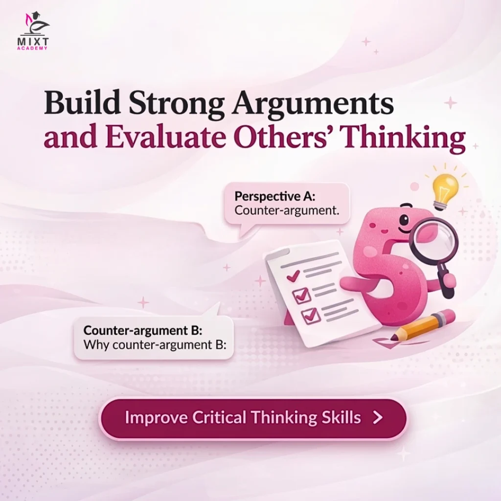 Building strong arguments and evaluating others’ thinking in math