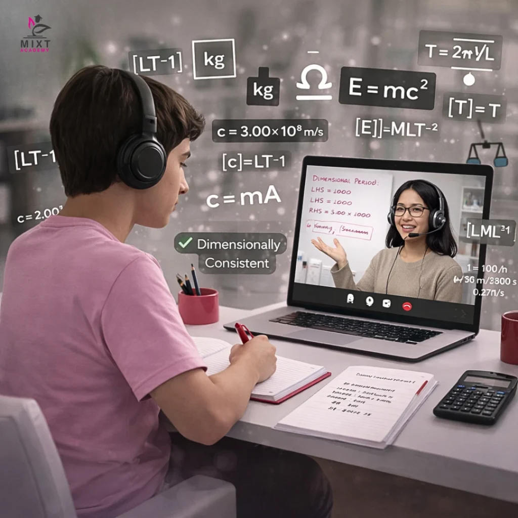 An image showing a student learning online 