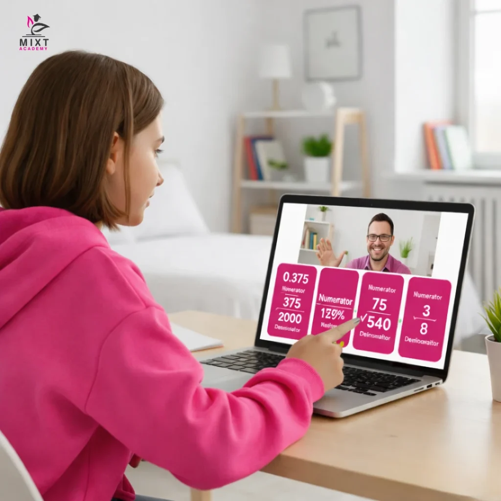 Learn 375 as a fraction with an online tutor