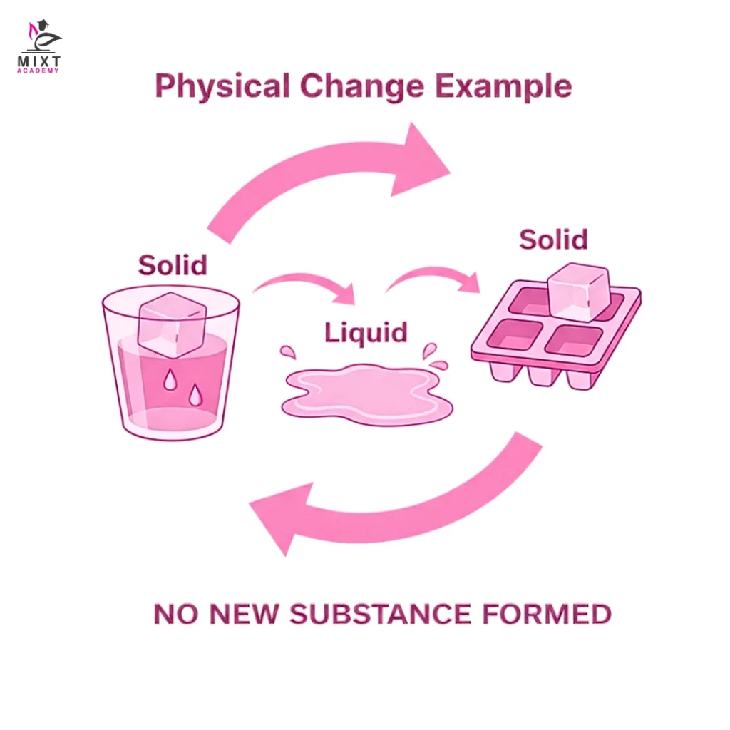 Physical change examples