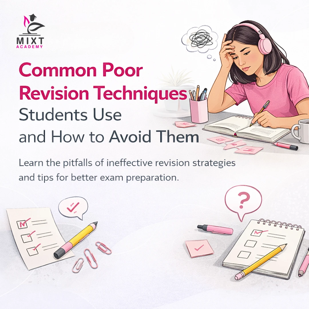 An Image showing poor revision techniques